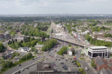 Aerial shot of Dundrum for the LAP