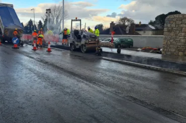 Lambs Cross Blackglen Road January update road works 2024 Sandyford