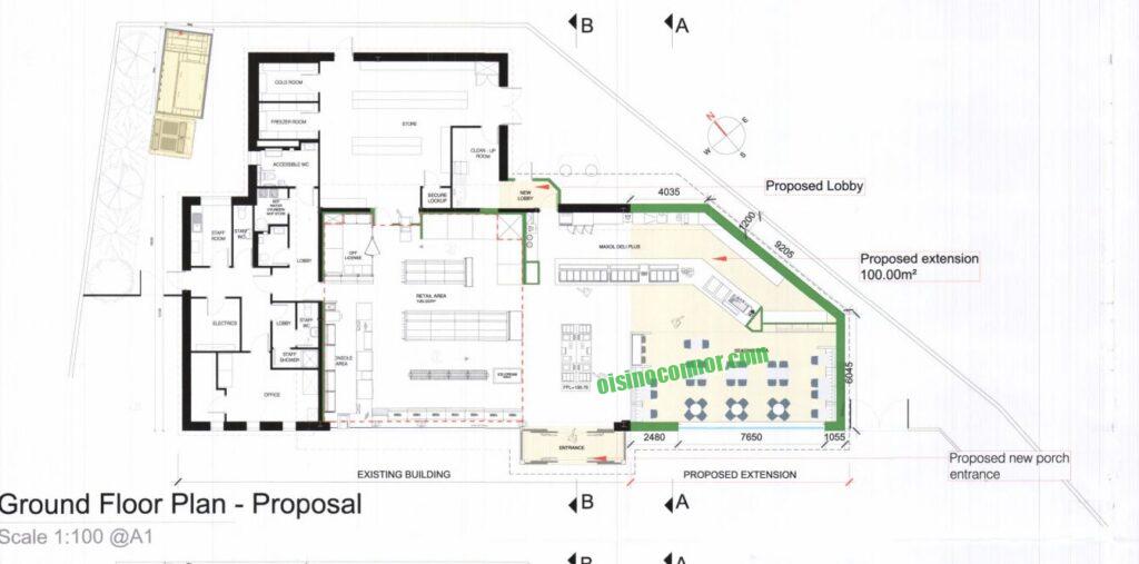 Maxol Sandyford Road planning layout