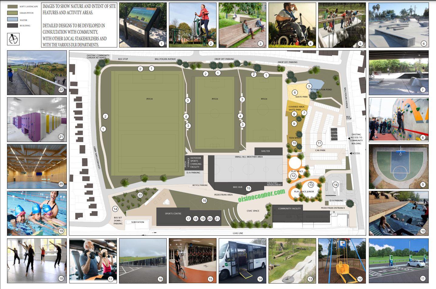Ballyogan pool, gym and sports centre plans | Cllr Oisín O'Connor